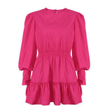 Mid-length Long-sleeved Dress