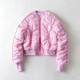 Short Bomber Cotton Jacket