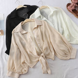 Summer sun protection cardigan