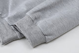 Grey V-neck Sweatshirt