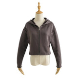 Ladies Long Sleeve Hooded Sweatshirt