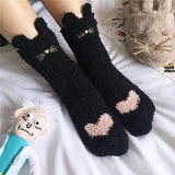 middle tube socks keep warm and thick