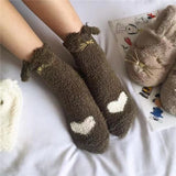 middle tube socks keep warm and thick