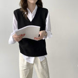 Knitted Waistcoat Sweater
