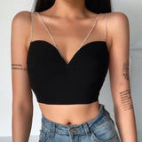 Sexy Lady Style Body Shaping Temperament Base Wrap Top