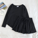 V-neck Sweater Wide-leg Short