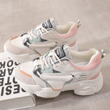 pring All-Match Casual White Sports Shoes