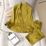 Home Comfort Ladies Suit Thin Ice Silk