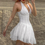 Summer Hot Style Sexy V-neck Halter Dress