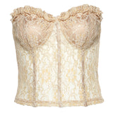 Lace tube top