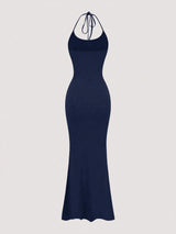 Robe longue dos nu sirène