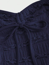 Débardeur camisole Y2K col ras du cou et dos nu