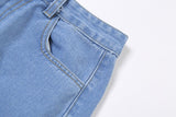 High Waist Ripped Casual Jeans
