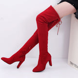 Winter sizzling over the knee boots