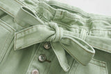 style high waist casual shorts
