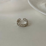 hip-hop punk open adjustable ring
