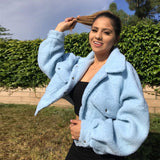 Lamb wool coat