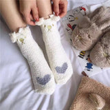 middle tube socks keep warm and thick