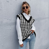 Knitted Sleeveless Sweater