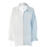 Double Colors Blouse