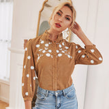 Stand-Up Collar European Casual Shirts