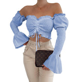 Spring wrinkled shirt