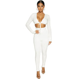 Solid Color Sexy Skinny Jumpsuit