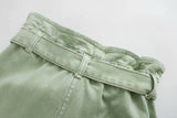 style high waist casual shorts