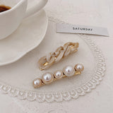 Korean Wild Chain Pearl Hairpin