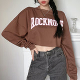 Harajuku Letter Printed Sweatshirt