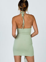 AVERY MINI DRESS SAGE