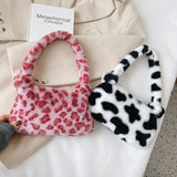 Plush Underarms One-shoulder Handbag