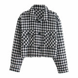 loose plaid shirt