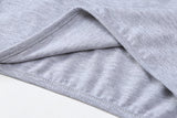Grey V-neck Sweatshirt
