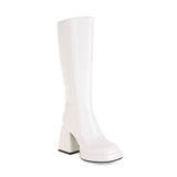 Waterproof Platform Candy Color High Boots