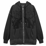 Temperament Commuter Zipper Hoodie