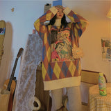 Y2K Harajuku Turtleneck Knit Oversize Warm Long Sweater