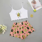 Cotton Girls Cartoon Casual PJ Suit