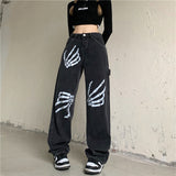Vintage Print Jeans