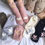 middle tube socks keep warm and thick