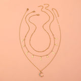 Star and Moon Necklace