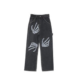 Vintage Print Jeans
