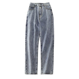 straight jeans