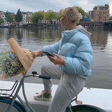 Zipper short padded jacket