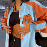 Fashionable Loose Stitching Jacket