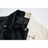 Black & White Leather Jacket