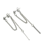 Silver Tassel Earrings