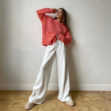 Wide Legs Casual Trousers