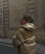 DOUDOUNE THE NORTH FACE BROWN LIGHT NUPTSE
