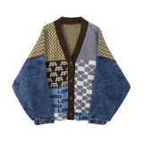 Stitching Loose Knit Sweater